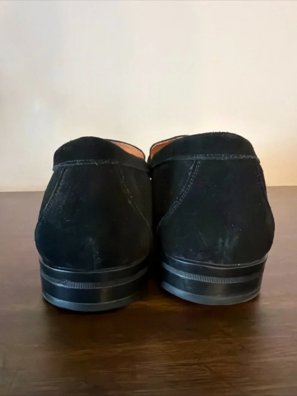 Stacy Adams Men's Neville Black Suede Moc Toe Bit Loafers Size 13 M New